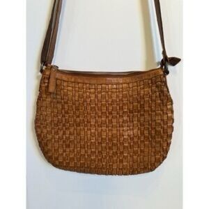 Leather Woven Shoulder Bag Vilenca Holland